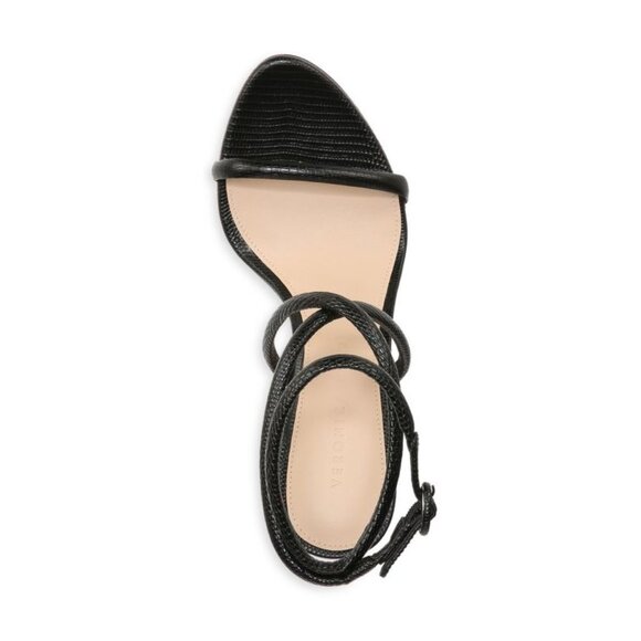 VERONICA BEARD Marceline Leather Strappy Sandals in Black Size 8 - Picture 14 of 15